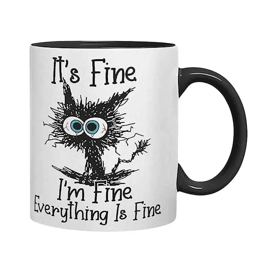Lord Of The Cats Mug - The Furrllowship Of The Ring Cat Lovers Coffee Mug