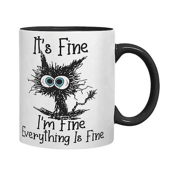 Lord Of The Cats Mug - The Furrllowship Of The Ring Cat Lovers Coffee Mug