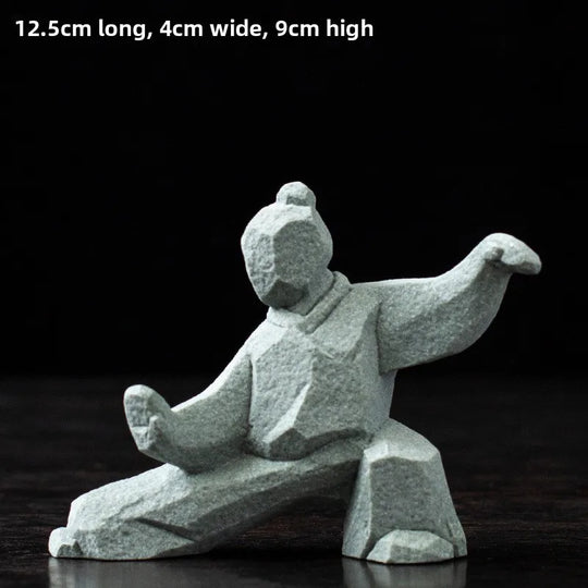 Tai Chi Master Cement Figurine