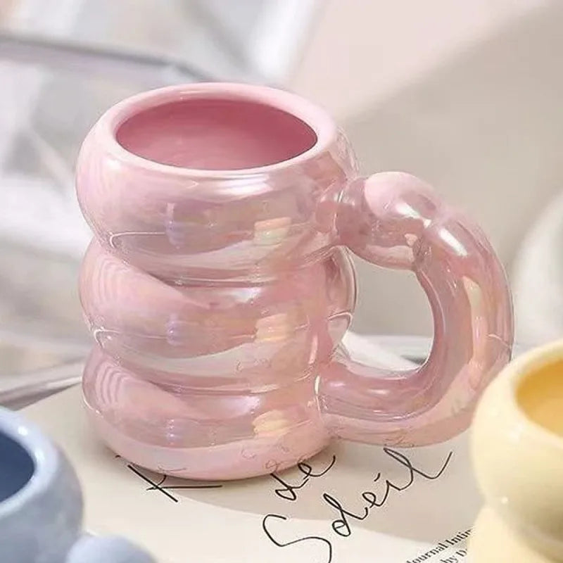 Ceramic Chubby Mug Creative Nordic Coffee Cup