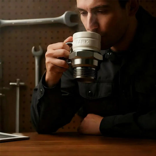 Novelty Spark Plug Coffee Mug