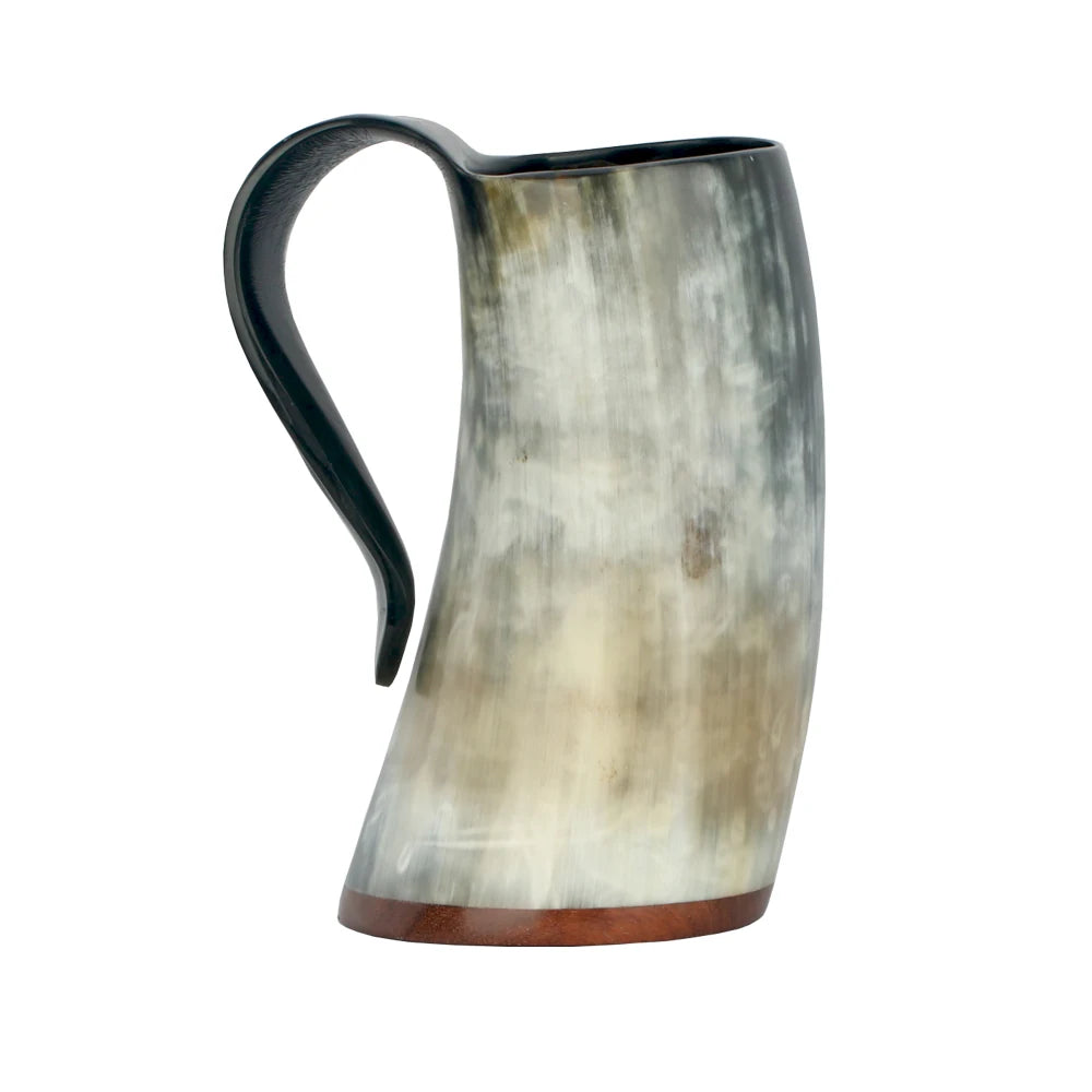 Natural Handmade Viking Mug Drinking Horn