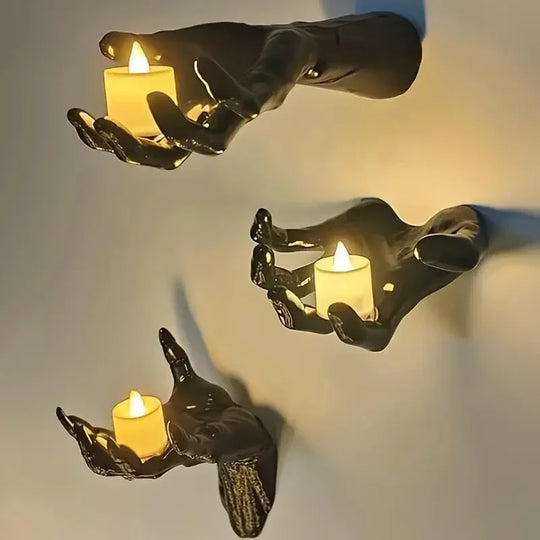 Halloween Wall Hanging Creepy Horror Hand Decorations Gothic Wall Hanging Art Sculpture Halloween Props