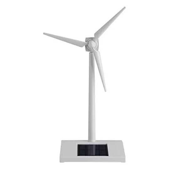 Solar Powered Wind Mill Model Desktop Decor