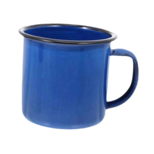 Enamel Coffee Cup Tea Cup Stylish Sturdy Water Cup Drinkware Milk Mug for Tabletop Office Household Apartments Cappuccino