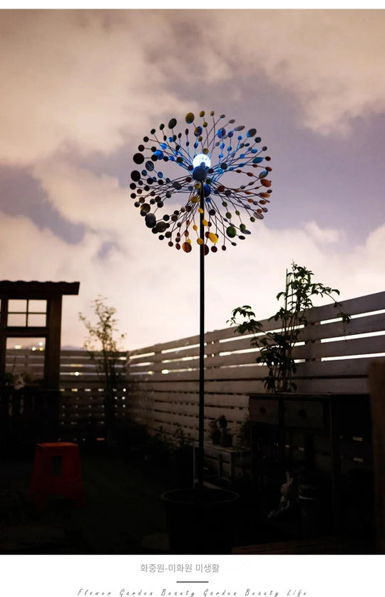 Enchanting Courtyard Windmills