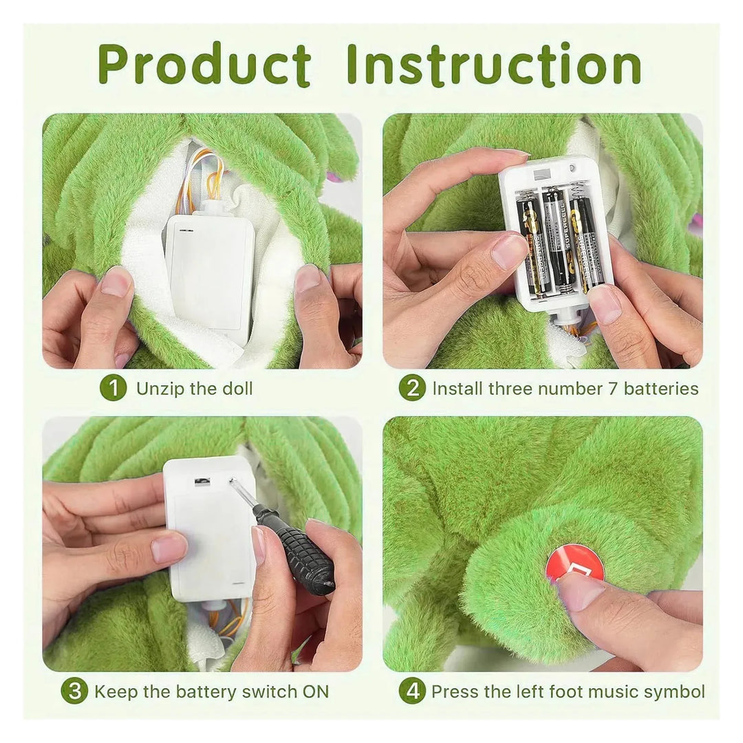 Green Shaggy Anime Plush Toy