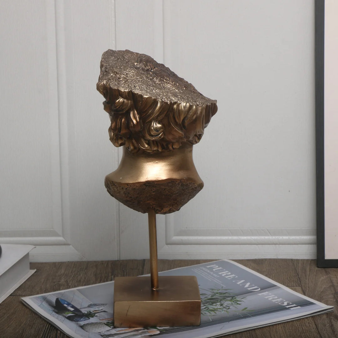 Room Decor 1pc Classic Bust Statue Decor, Resin Art Sculpture Ornament, Original Tabletop Bust, Collectible Craft Home Decor