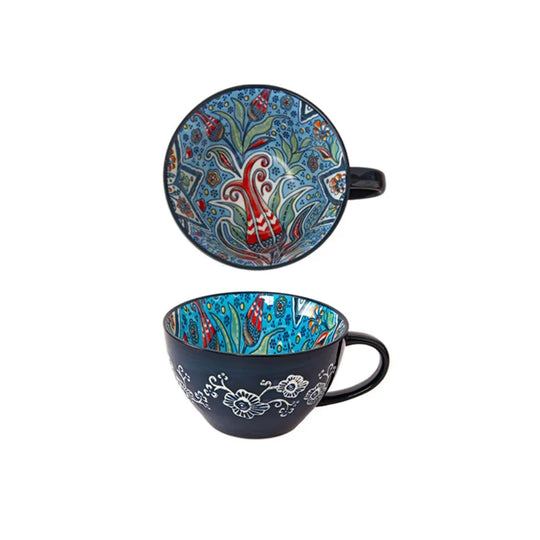 Retro Bohemian Flower Cup