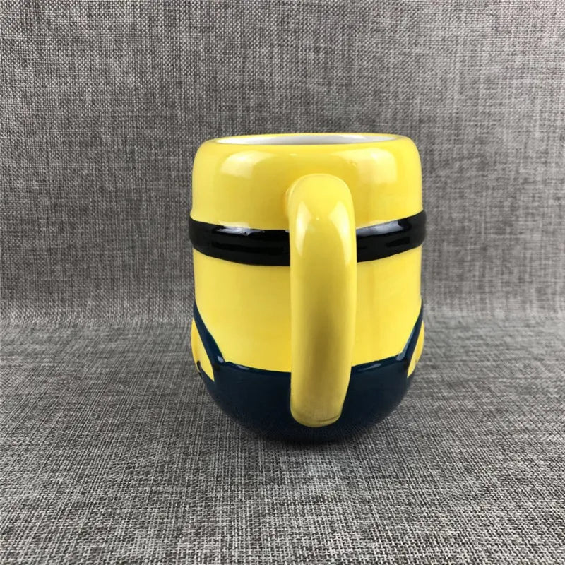 3D Cartoon Yellow Ceramic Mugs