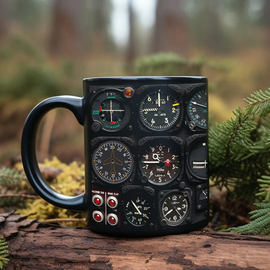 Space Shuttle Dashboard Ceramic coffee Mug