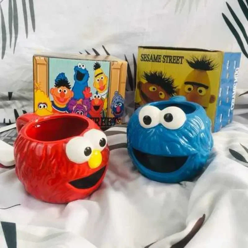 Cartoon Sesame Elmo Coffee Mug