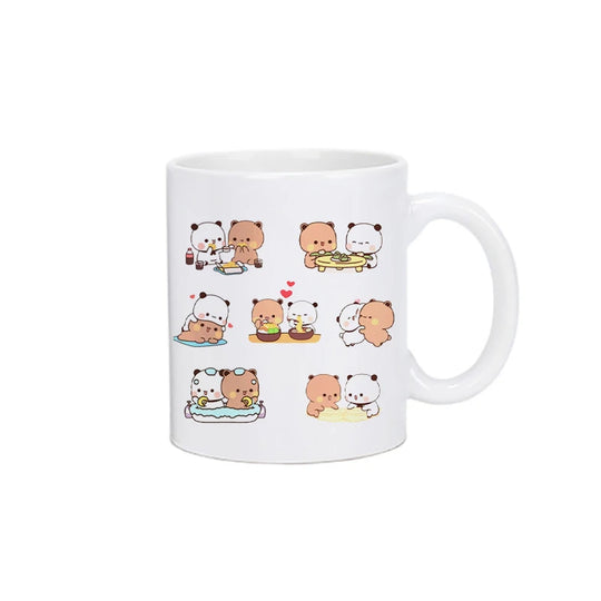 Panda Bear Bubu Dudu Coffee Milk Cup