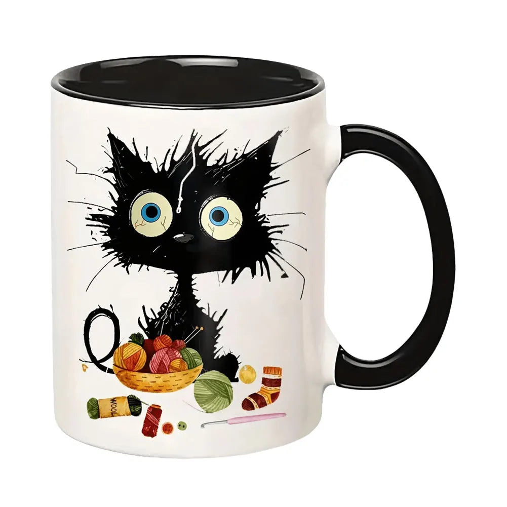 Lord Of The Cats Mug - The Furrllowship Of The Ring Cat Lovers Coffee Mug