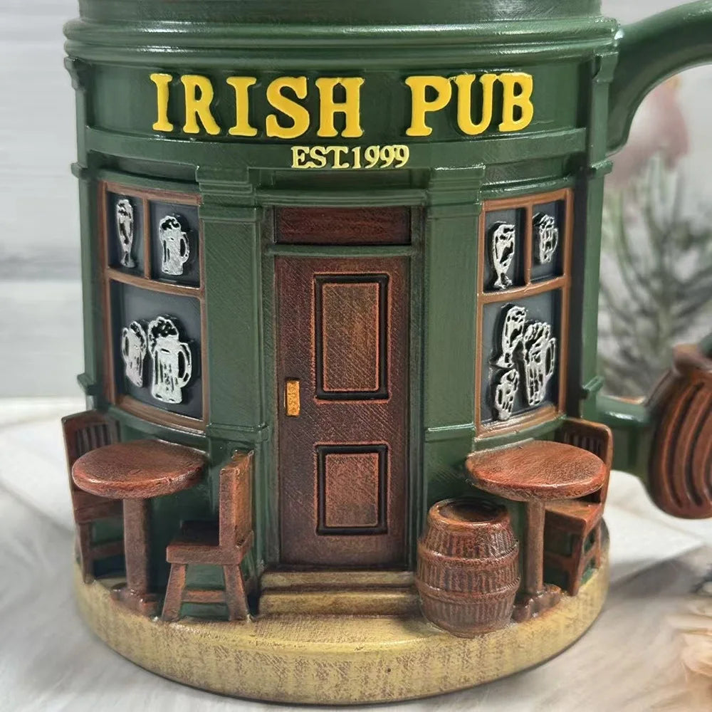 Irish Pub Drinkware 3D Coffee Mug