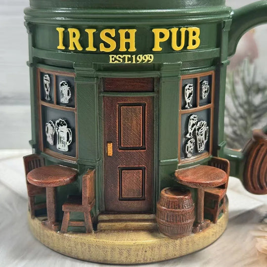 Irish Pub Drinkware 3D Coffee Mug
