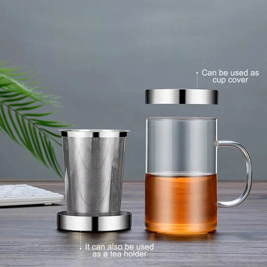 High Borosilicate Glass Coffee Mug