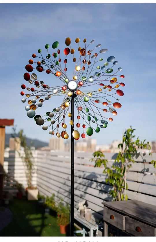 Enchanting Courtyard Windmills