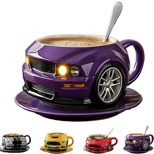 Creative Handmade Car Shaped Coffee Cup