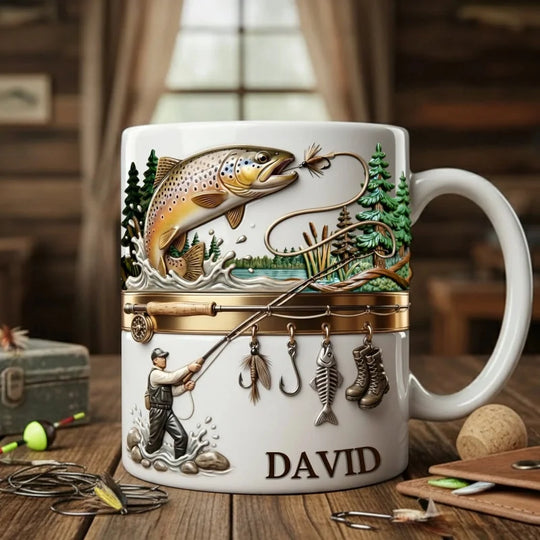 2D print Fishing Lover Gift Mug