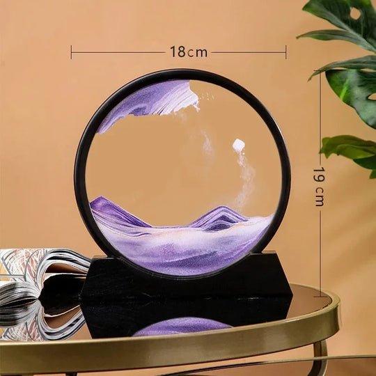 3D Hourglass Quicksand Moving Sand Art