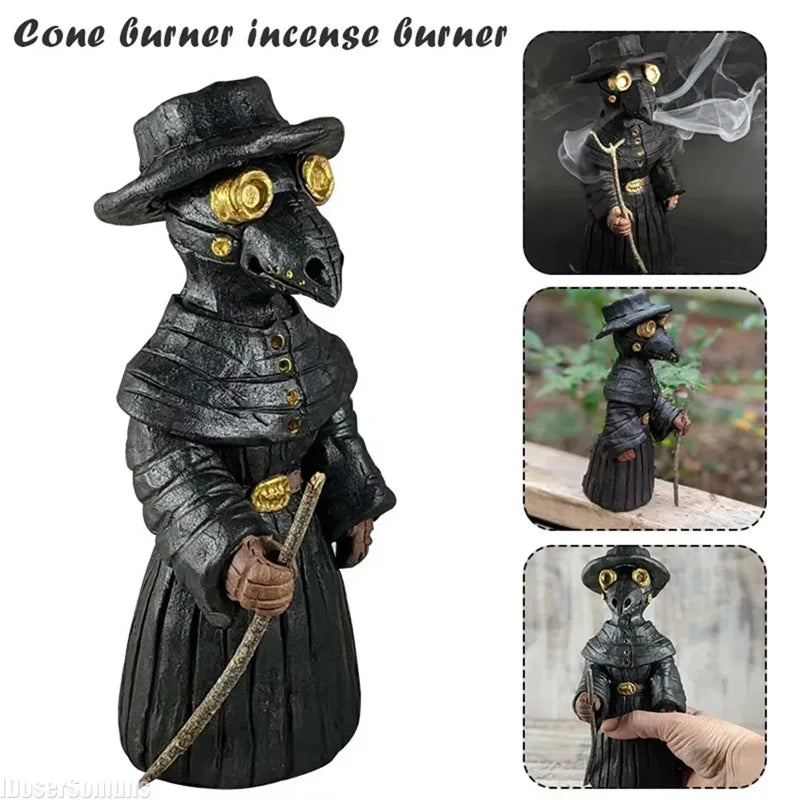 Gothic Plague Doctor Incense Burner