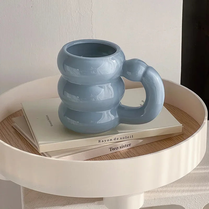 Ceramic Chubby Mug Creative Nordic Coffee Cup