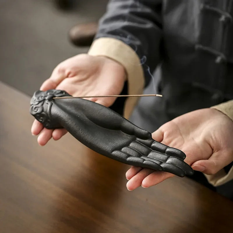 Buddha Hand Shape Incense Burner