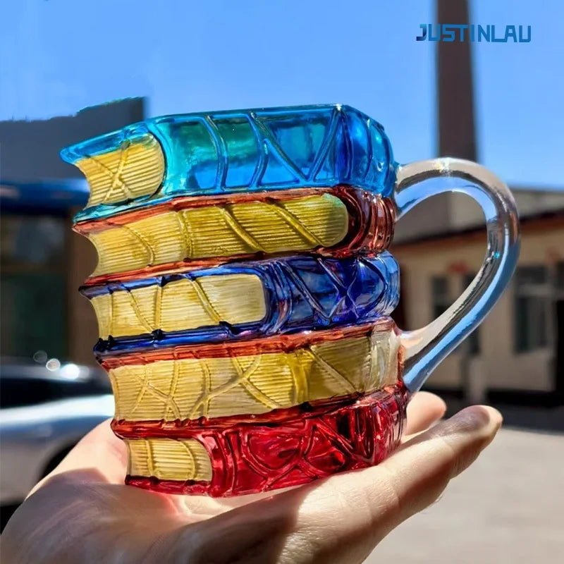 JUSTINLAU Painted Book Mug Coffee Cup