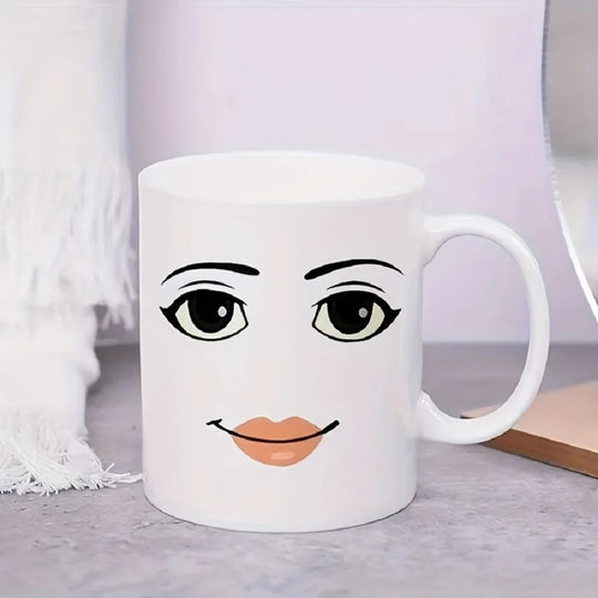 Woman Face Funny Mug,