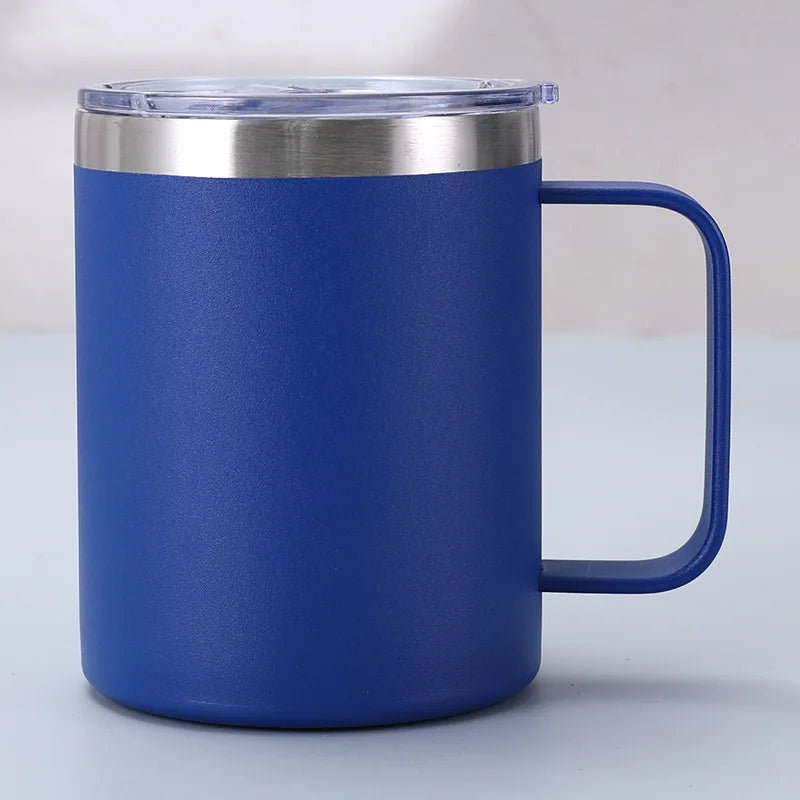 350ml 12oz stainless steel mug coffee mug cup with handle