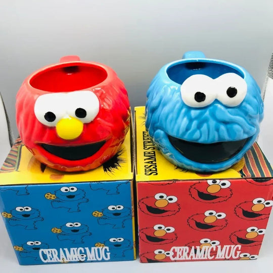 Cartoon Sesame Elmo Coffee Mug