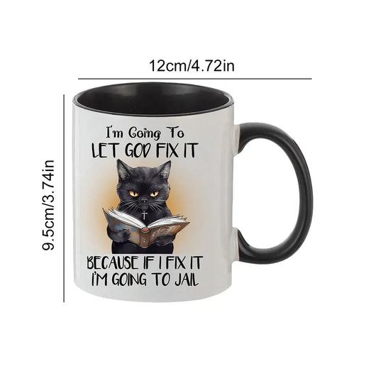 Lord Of The Cats Mug - The Furrllowship Of The Ring Cat Lovers Coffee Mug