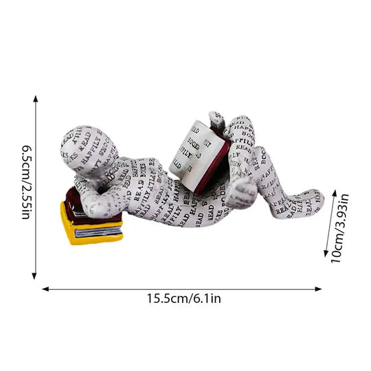 Reading Statue Man Reading Book Statue