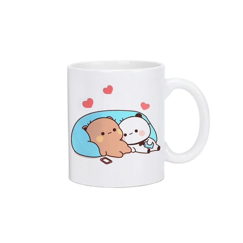 Panda Bear Bubu Dudu Coffee Milk Cup