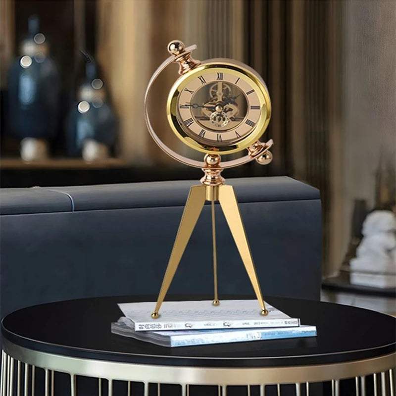 Modern Gold Table Clock