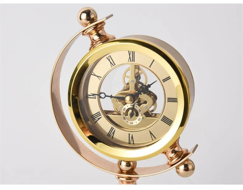 Modern Gold Table Clock