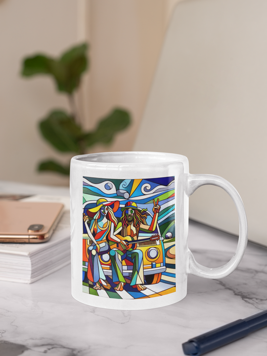 VW Forever White glossy mug1