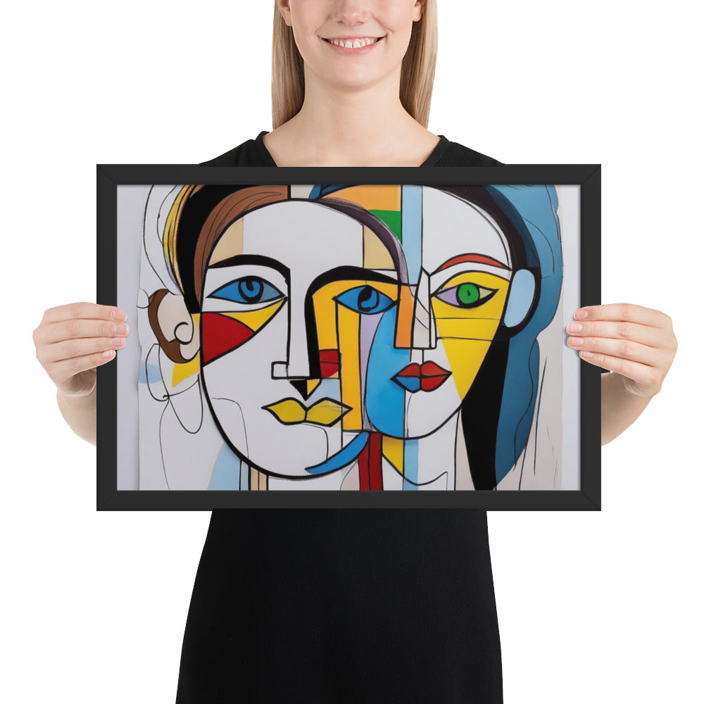 Him and Her or They? Framed Art6