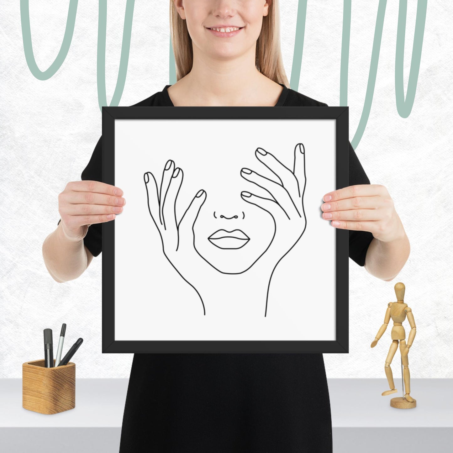 Expressionless - Framed poster25