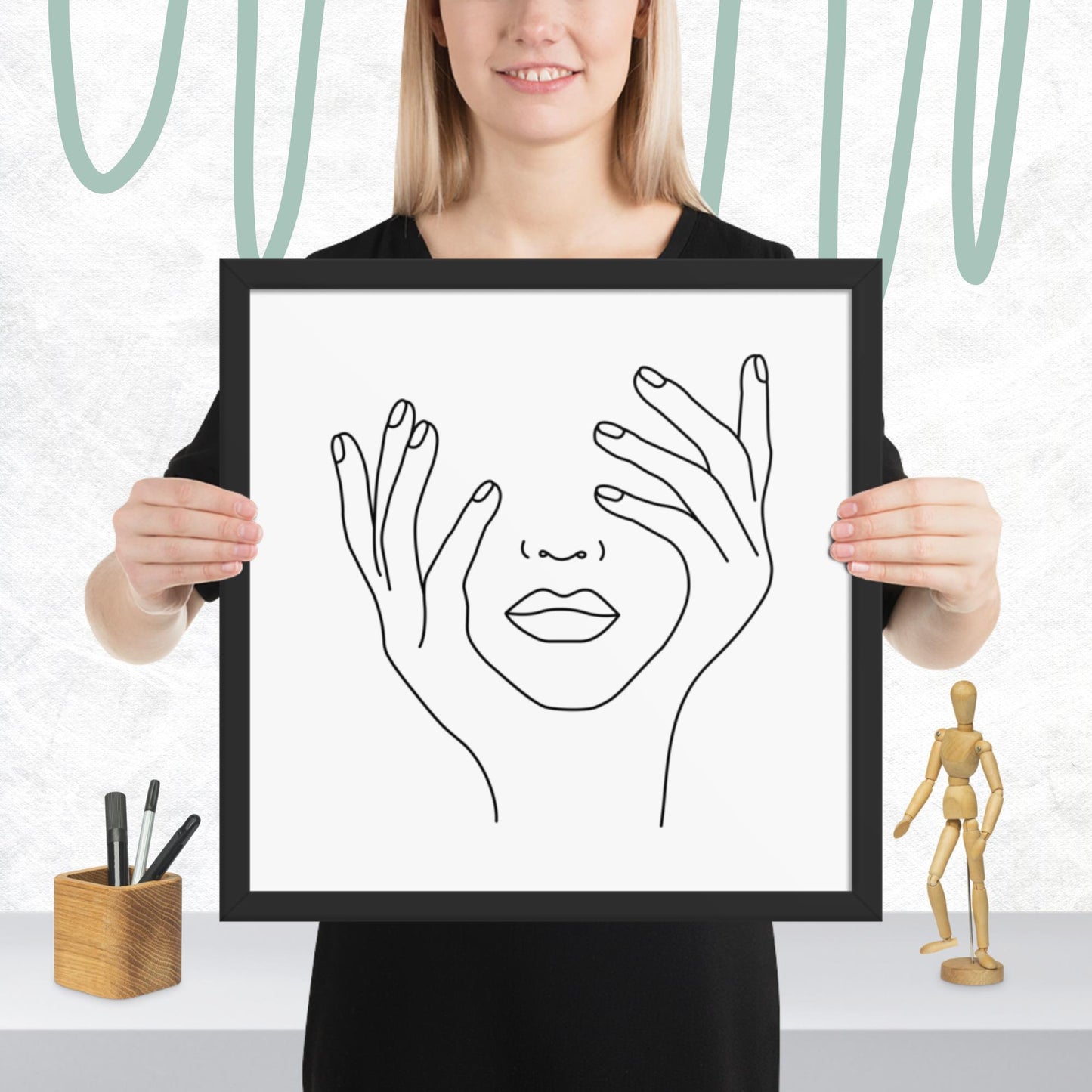 Expressionless - Framed poster19