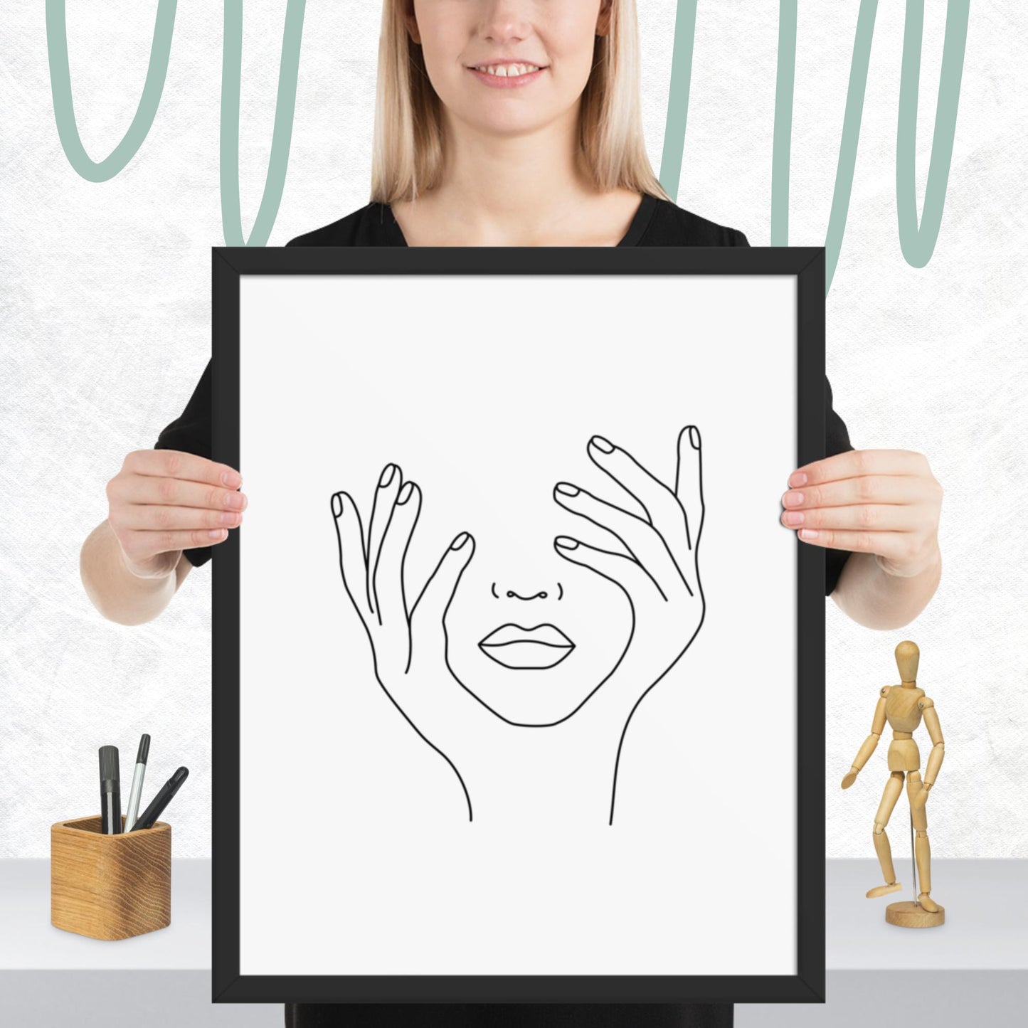 Expressionless - Framed poster31