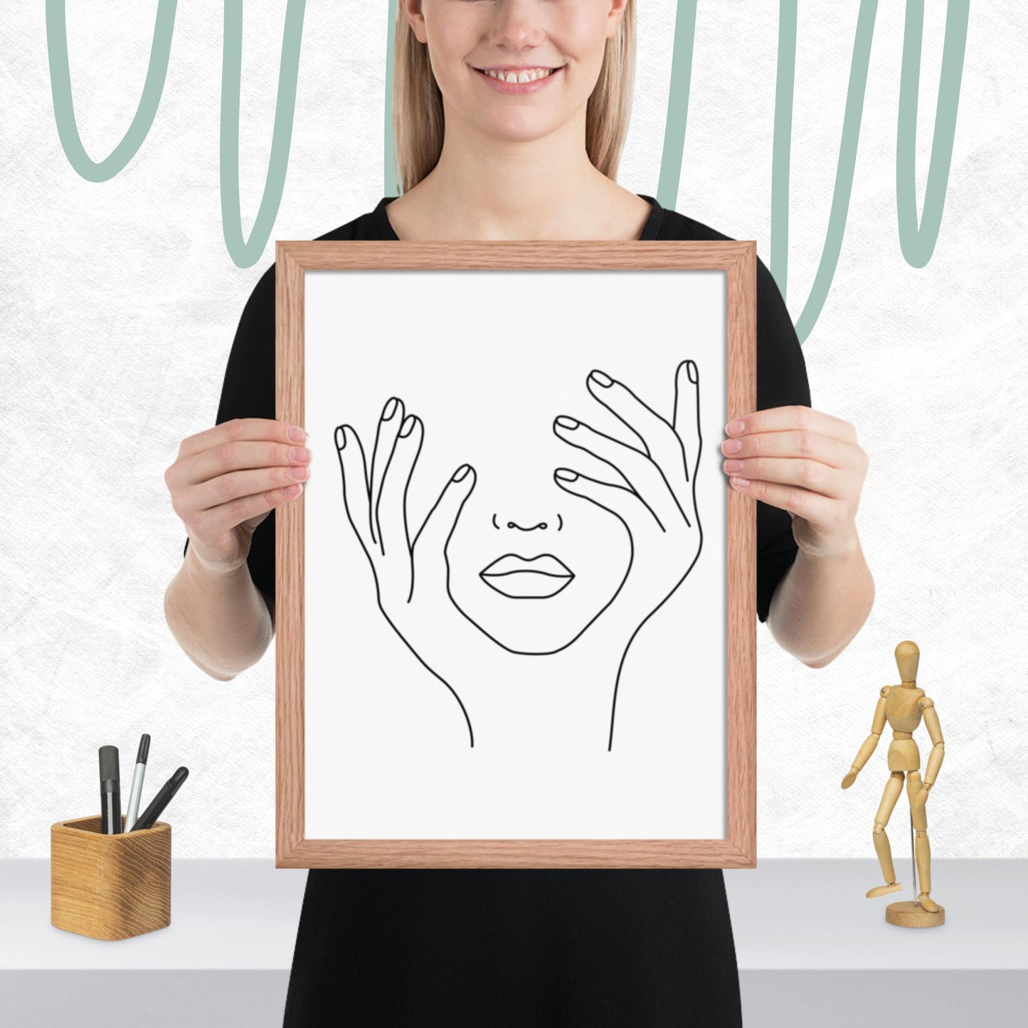 Expressionless - Framed poster15