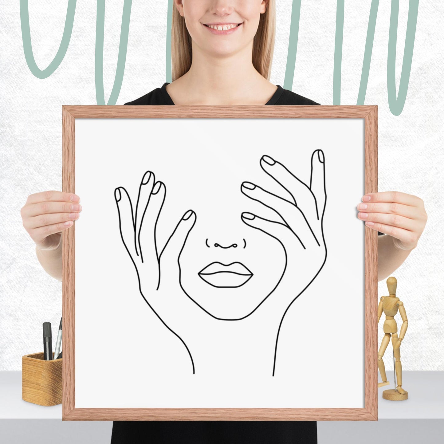 Expressionless - Framed poster30