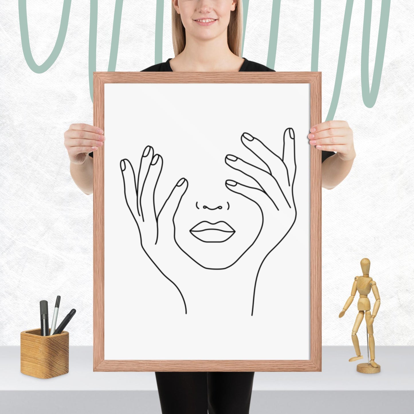 Expressionless - Framed poster4