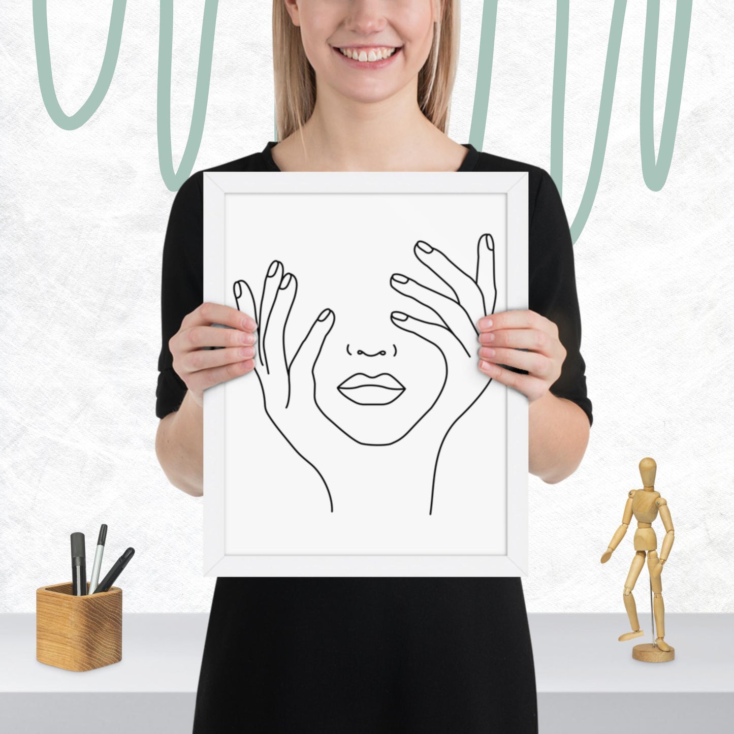 Expressionless - Framed poster35