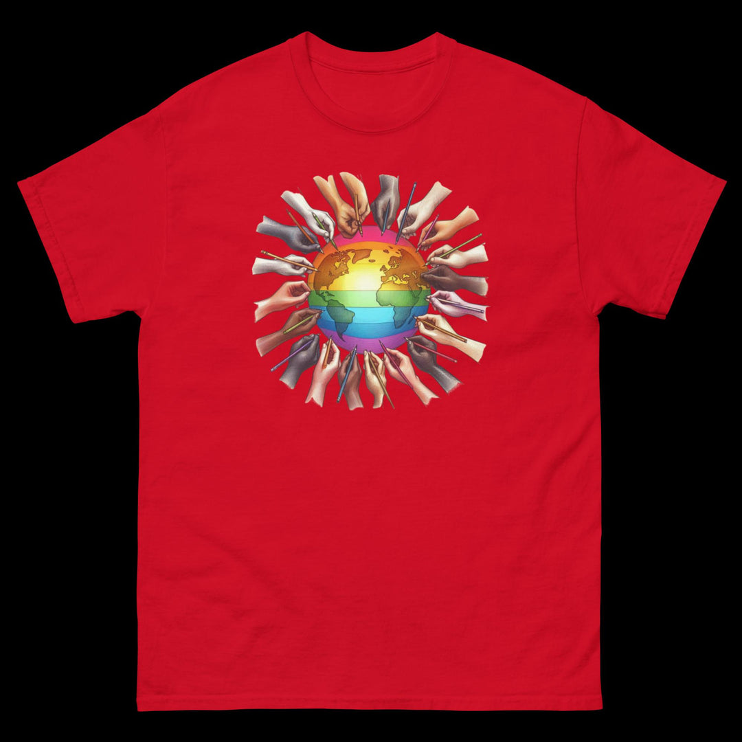 We Live in a Colorful World - women's/Men's classic tee