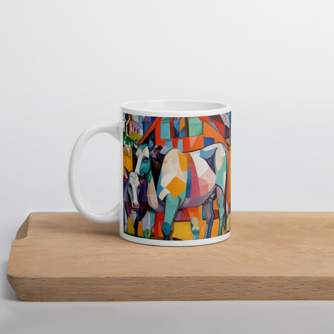 Gramma Brown's favorite Cow White glossy mug1