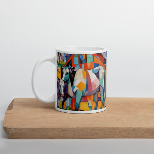 Gramma Brown's favorite Cow White glossy mug1