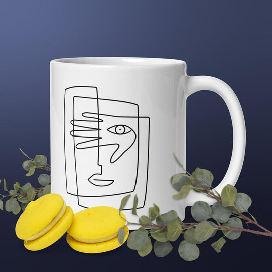 In My Box - White glossy mug1